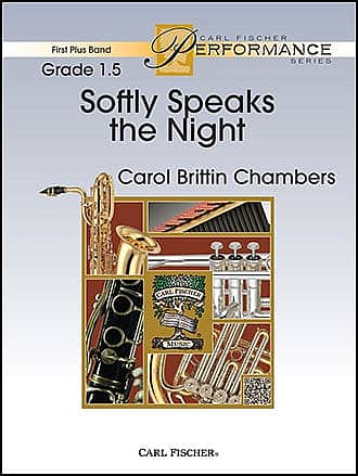 Softly Speaks the Night Concert Band Sheet Music | J.W. Pepper
