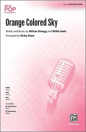 AL KOOPER joy of flying サンプル盤 Orange Colored Sky Choral Sheet Music | J.W. Pepper