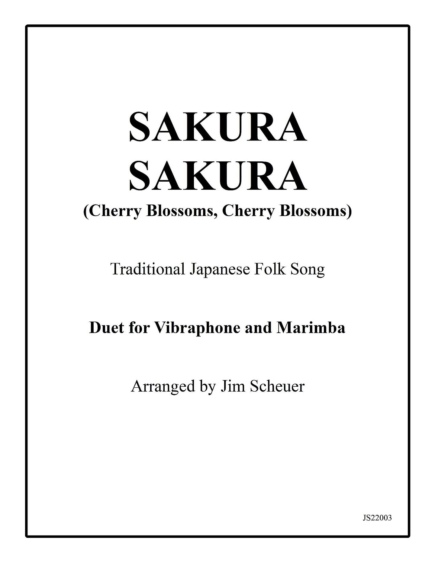 Sakura Sakura Sheet Music | J.W. Pepper