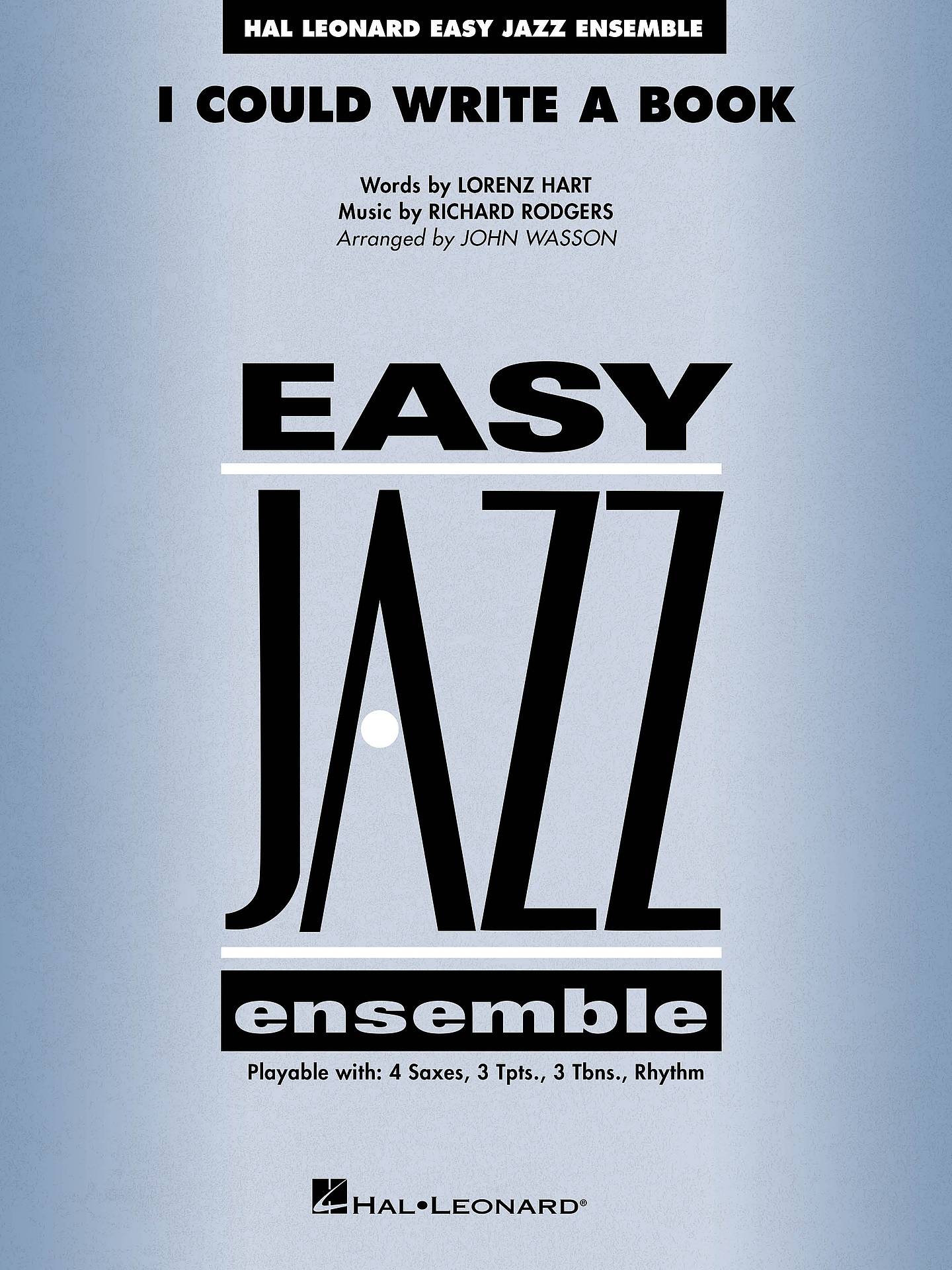 I Could Write a Book Jazz Sheet Music | J.W. Pepper