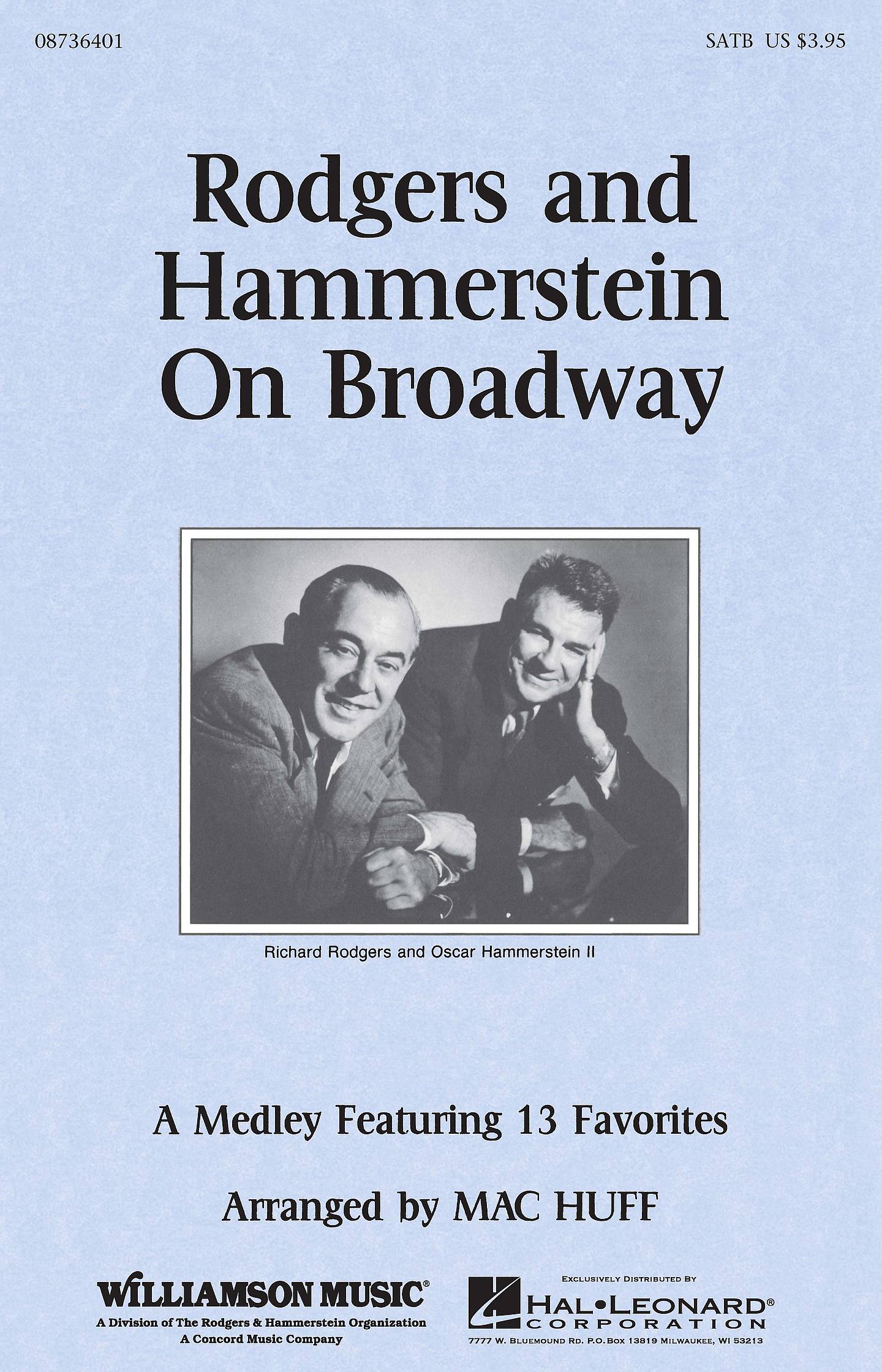 その他 Rodgers & Hammerstein Broadway Musicals Rodgers and Hammerstein on Broadway Choral Sheet Music | J.W. Pepper
