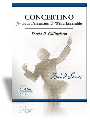 Concertino for Four Percussion & Wind Ensemble Concert Band Sheet