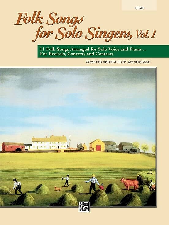 Folk Songs for Solo Singers, Vol. 1 Vocal Sheet Music | J.W. Pepper