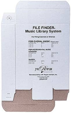 Music Filing Boxes: Choral Octavo Size | J.W. Pepper