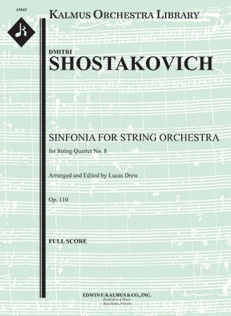 Symphony for Strings (String Quartet No. 8, Op.110) Orchestra