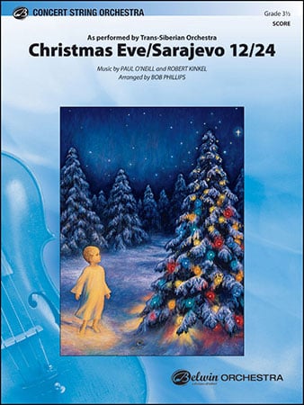 シルクスクリーン A y Christmas Eve 3/100 Christmas Eve/Sarajevo 12/24 Orchestra Sheet Music | J.W. Pepper