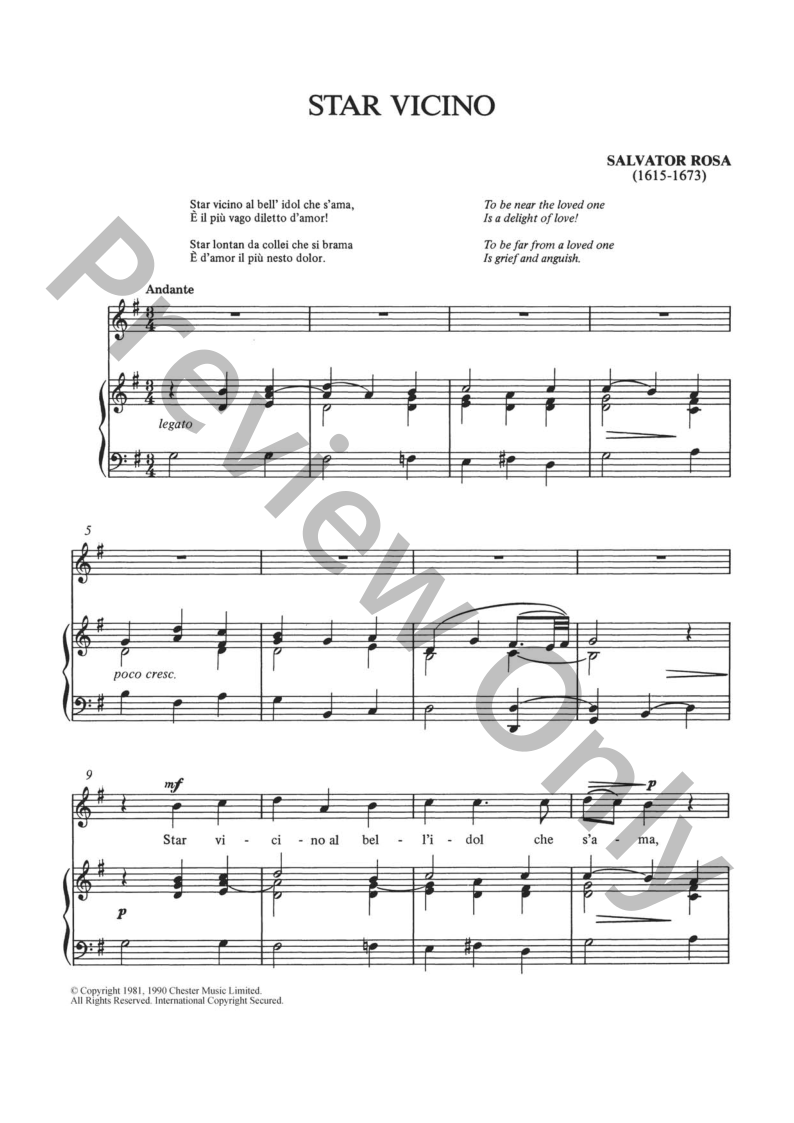 Star Vicino P/V/G Sheet Music | J.W. Pepper