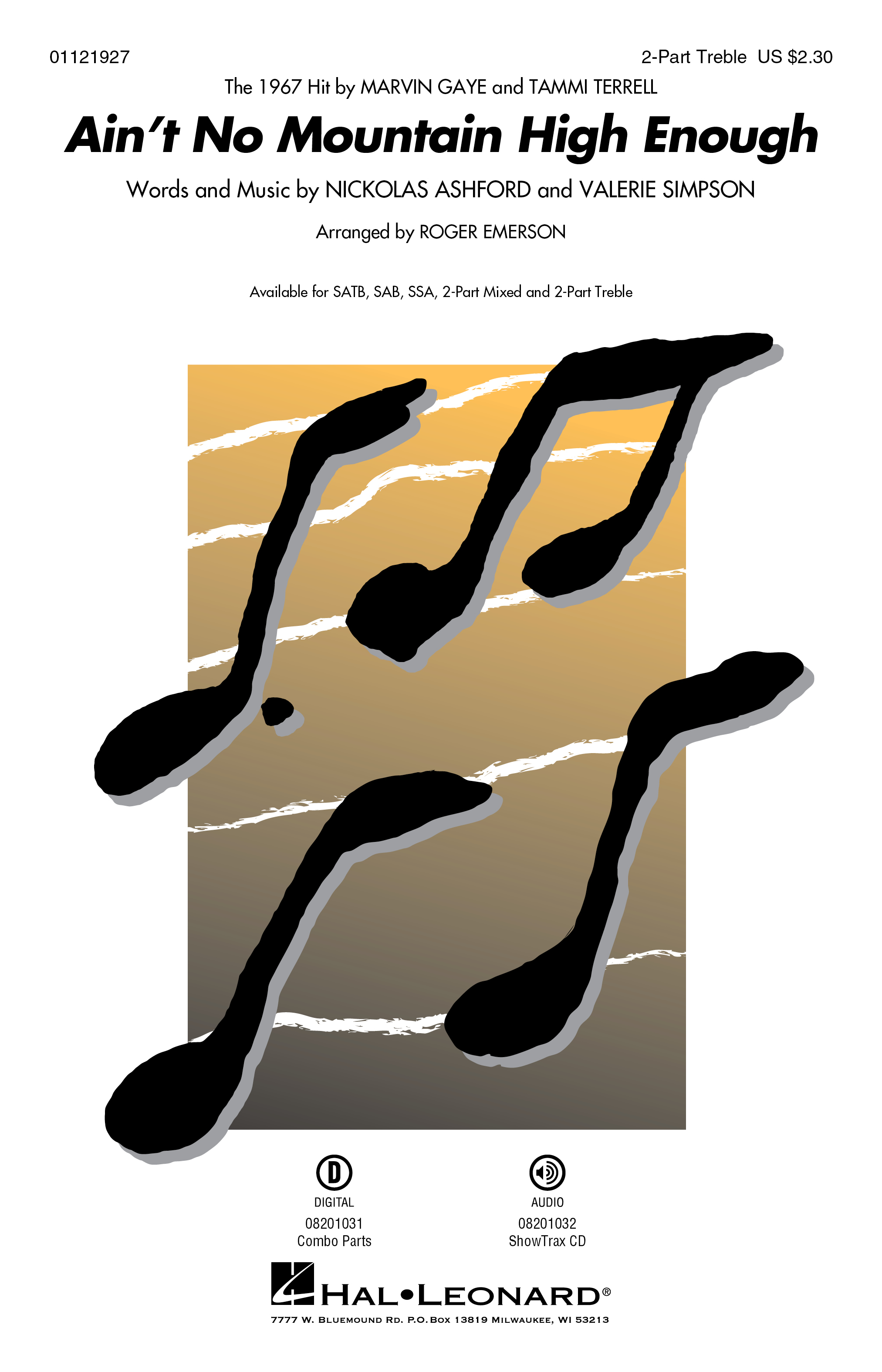 Ain't No Mountain High Enough Choral Sheet Music | J.W. Pepper