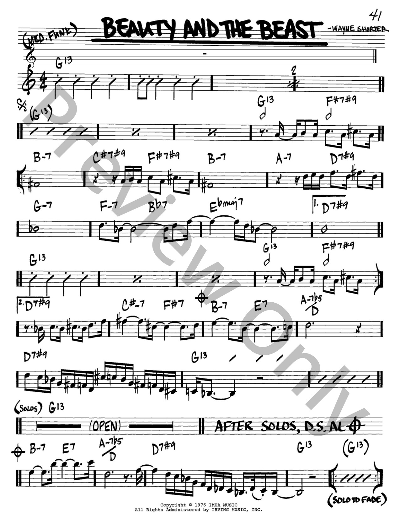 グレード低め　Beauty And The Beast 吹奏楽譜 Beauty and the Beast P/V/G Sheet Music | J.W. Pepper